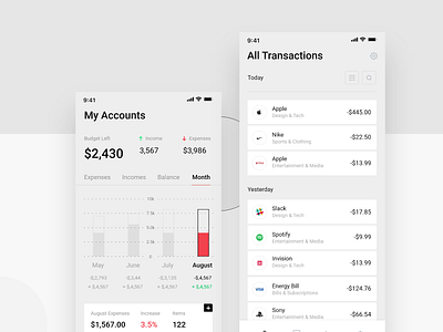 Bank App Concep pt.2