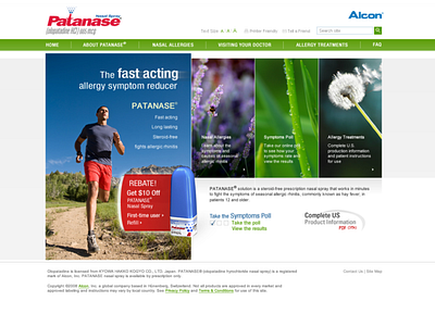 Alcon Patanase Launch Website Design