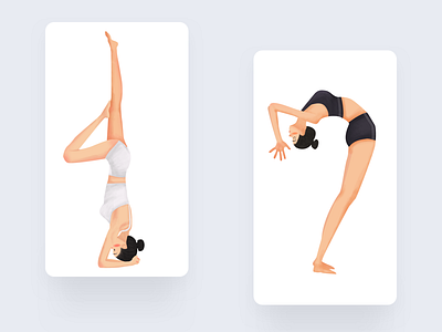 Yoga1 design illustration