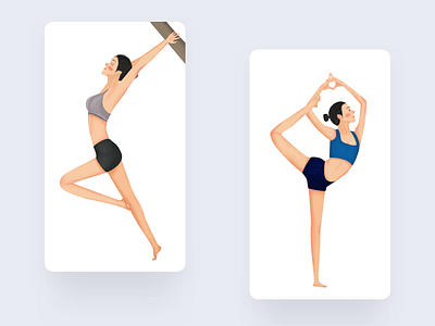 Yoga2 animation design illustration