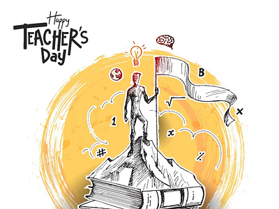 Happy Teacher's Day celebrations creative creative art drawing drawings happy teachers day illustration illustrations mothers day teachers day thanksgiving thanksgiving day wishes world teachers day