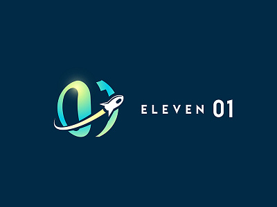 Logo Concept | Eleven 01 branding creative eleven01 galaxy hidden meaning identity design logo design modern space typography