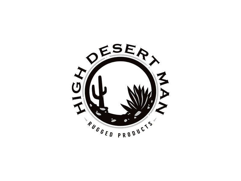 Logo Animation | High Desert animated logo dynamic fast logo animation gif modern motion quick logo animation simple logo gif sport