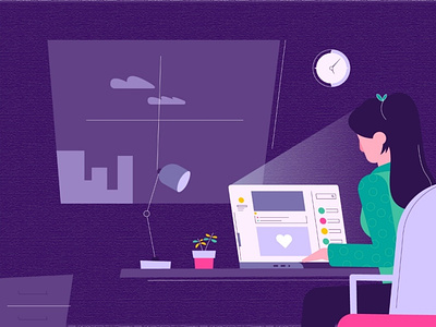 What a Story New Explainer Video Project Screenshots animated animation bright color bright theme colors corporate dark theme design explainer video explainer videos minimal motion graphics professional screenshots startups themes video making what a story what a story works working girl