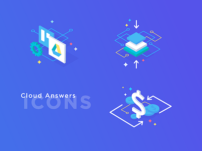 Cloud Answers Icons