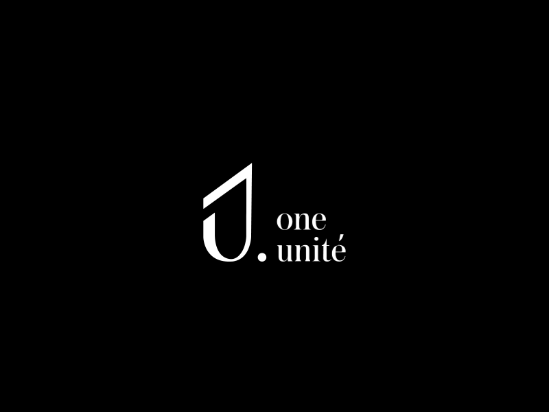 OneUnité logo brand branding identity logo mark minimaldesign symbol wordmark