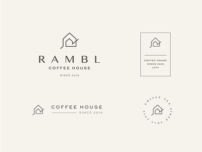 Coffee Branding Rambl brand branding identity logo mark minimaldesign symbol wordmark