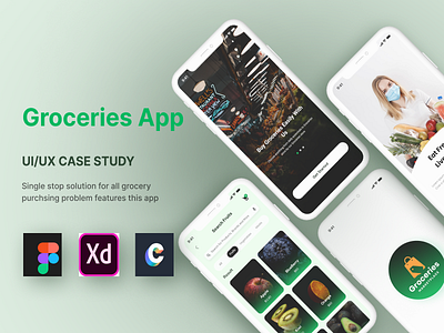 Grocery app ui app appdesign application graphic design grocery groceryapp groceryappuidesign ui uidesign userinterface userresearch ux uxdesign vector webdesign