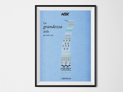 NSK HandPiece dental dentistry odontoiatry poster