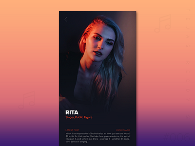 User Profile Design - Day 006