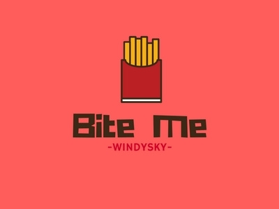 French fries: Bite Me Collection design french fries graphic graphic designer icon icon design illusitrator