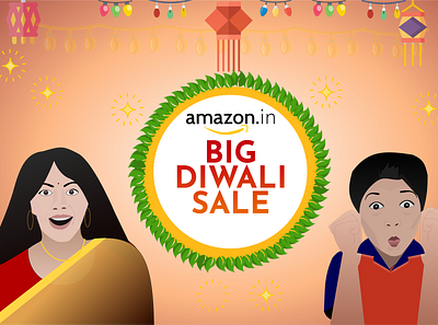 (Daily UI 036) Special Offer - Redesigned Amazon Diwali Sale amazon diwali festival offer redesign sale sales