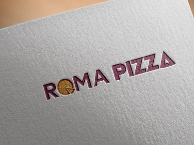 Pizza roma logo branding logo