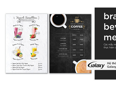 demo coffeeshop menu branding design