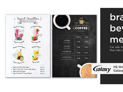 demo coffeeshop menu