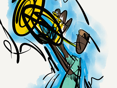 100 Days of Jazz - Trumpet Player