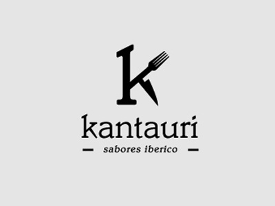 Kantauri sabores iberico brand identity logo milano restaurant