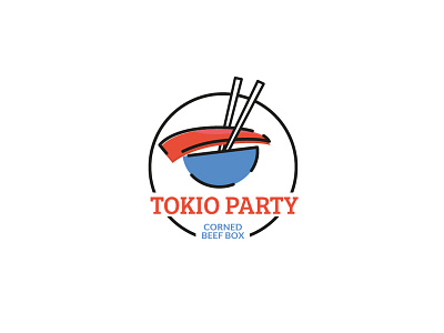 Tokio restaurant concept logo concept design japanese food logo restaraunt tokio