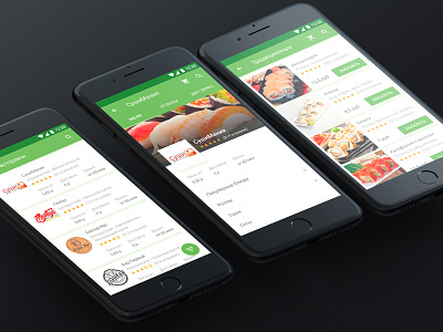 Food Delivery App app cart delivery food list material mobile order profile restaurant shopping summary