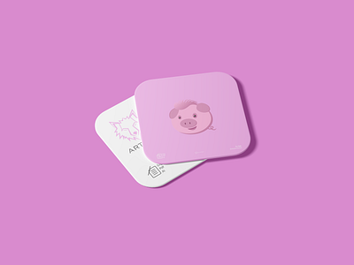 Pink Piggy app branding design graphic design illustration logo typography ui ux vector