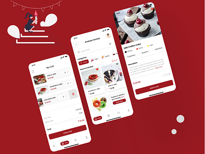 Cake app (Redesign) :) 2022 app cake cake app design ecommerce ecommerce business interaction design interface mobile app mobile app cake mobile ui ui ux