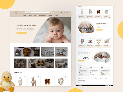 Baby store landing page :)