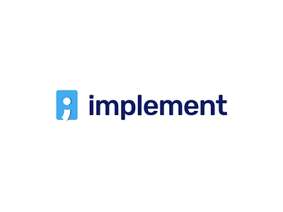Implement, development house logo brand code i identity lertter logo logotype programming semicolon