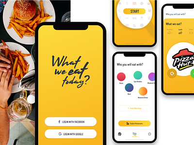 🍔 What we eat today? app breakfast dinner food food app group lunch research restaurant ui ux