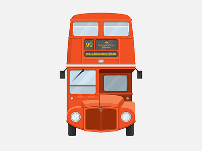 Bus Illustration britain bus illustration london marketing red