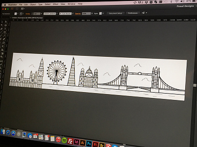 London Cityscape ben big cityscape eye illustration line london shard web design