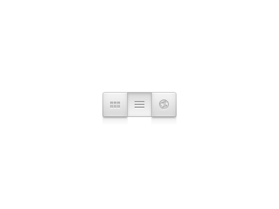 3 Button Navigation 3 button navigation active active button button button shadow buttons clean deep shadow design earth grey grey buttons grid grid icon nav nav design navigation pressed button pressed nav shadow ui ui design ux ux design view white