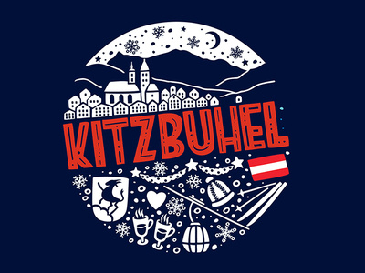 Kitzbuhel winter print