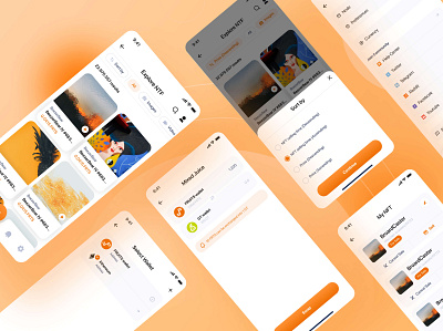Fruits - Blockchain App app branding design ui ux