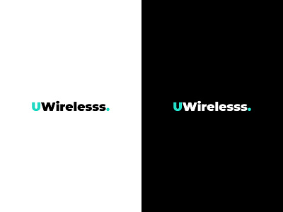Uwirelesss - Logo Design brand identity branding clean concept design logo logo design logotype minimal minimaldesign simple simple logo text logo typography