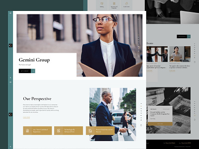 Daily UI #5. Law Firm Homepage Concept business case study clean concept dailyui design dribbble homepage interface law minimal typography ui uiux ux webdesign website