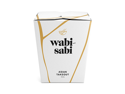 Wabi-Sabi Asian Takeout Food Packaging Design