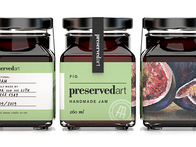 preserved art packaging brand branding food grocery illustration jam jar label logo monogram packaging packaging design preserves south africa