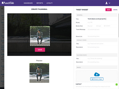 Crop Thumbnail admin crop image crop ui ux