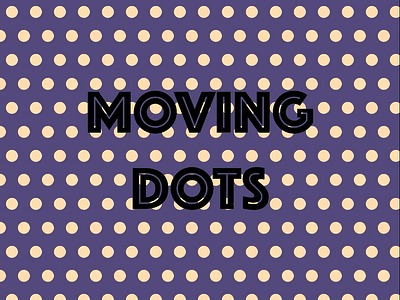 Moving Dots Background design geometric art