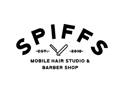 Hair Studio Logo barber design graphic design hair logo