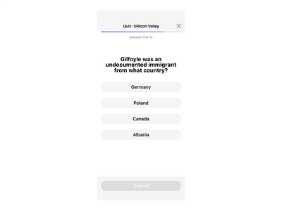 Quiz Designs / Animation design gamification ios principle quiz