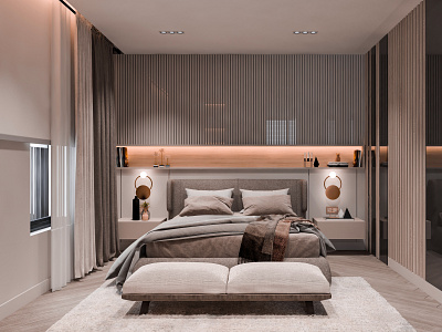 Interior Design | Modern Bedroom 3d visualization bedroom design design interior design modern bedroom