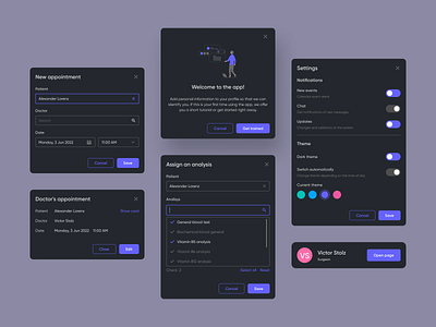 Modal windows user interface by Fojin on Dribbble