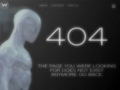 Westworld 404 page