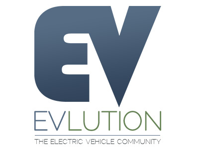 Evlution Logo Update blue branding electric vehicle ev evlution green logo