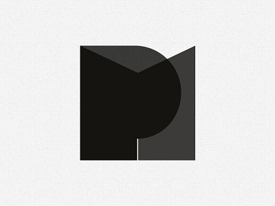 Self Branding black branding grey icon identity letters logo lot mod pm self type