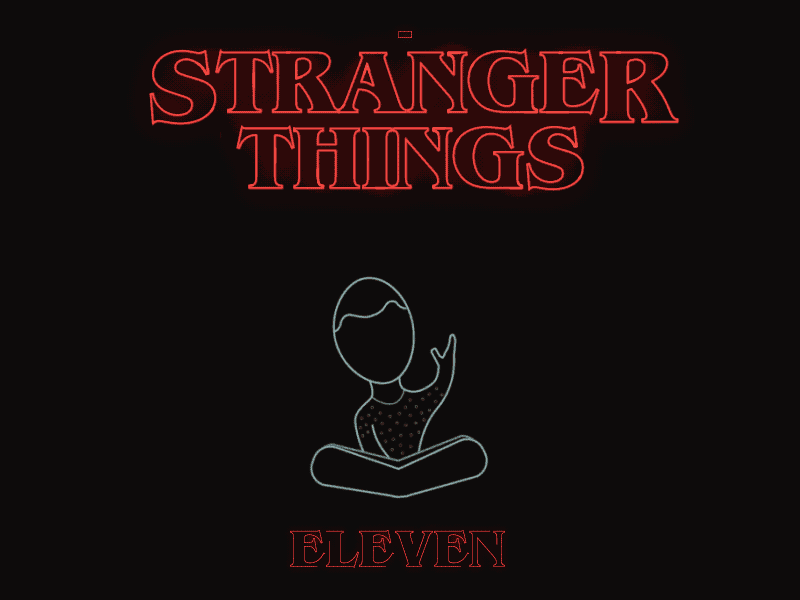 Stranger Things "11" 11 eleven netflix stranger things
