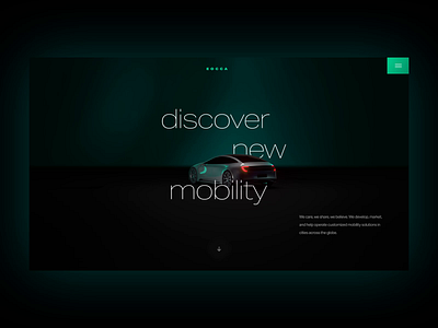 E Mobility Web Screen Interface UI Website Intro Animation animation app automotive car landingpage mobility motion prototyping uidesign uiux uxdesign website