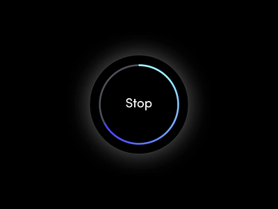Fluid animated UI button interaction with time visualization after effects animation app button concept design interaction interface motion graphics product design touch website