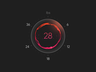 Circular UI animation particles flow animation app brand cluster concept demo design gauge interaction interactive interface motion panel particle prototype ui ux website